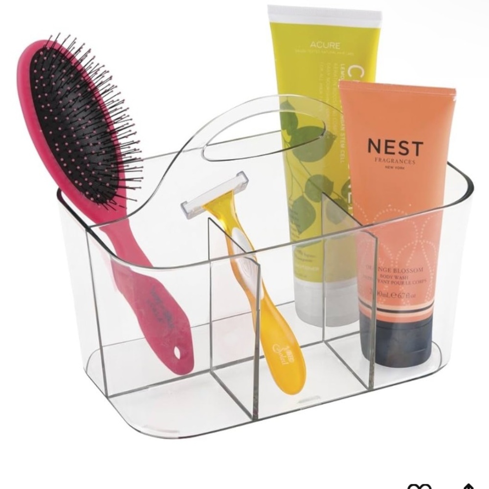 NWT mDesign Clear Storage Caddy